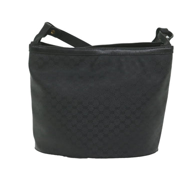 GUCCI Micro GG Canvas Shoulder Bag Black 001 14 0712 Auth ar11126 - 0