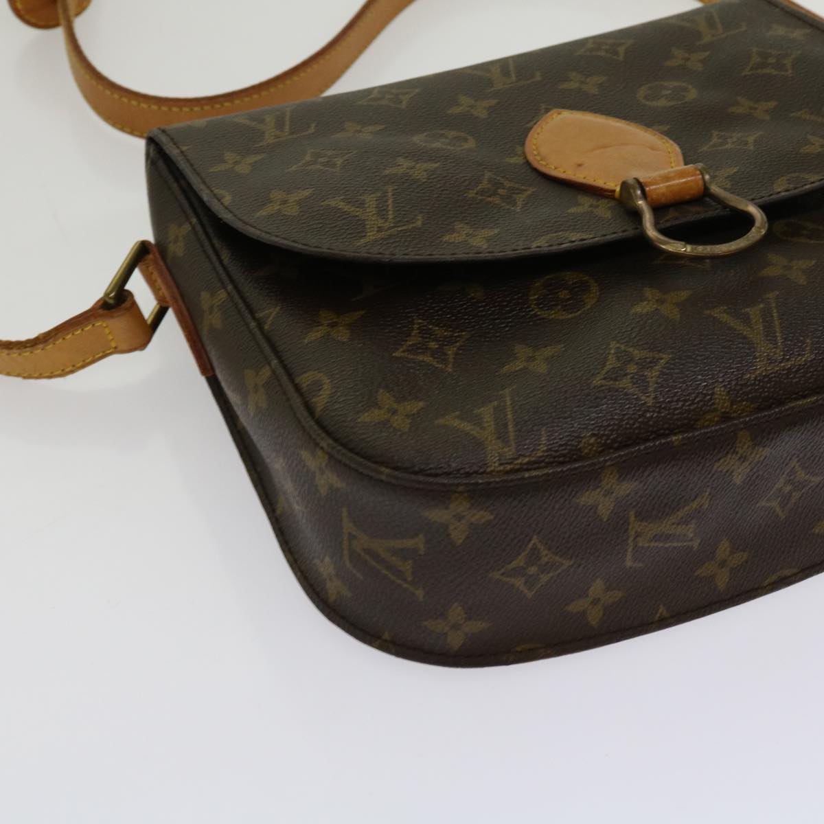 LOUIS VUITTON Monogram Saint Cloud GM Shoulder Bag M51242 LV Auth ar11161B