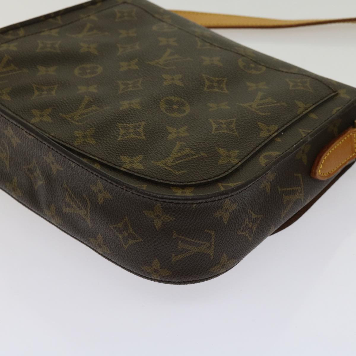 LOUIS VUITTON Monogram Saint Cloud GM Shoulder Bag M51242 LV Auth ar11161B