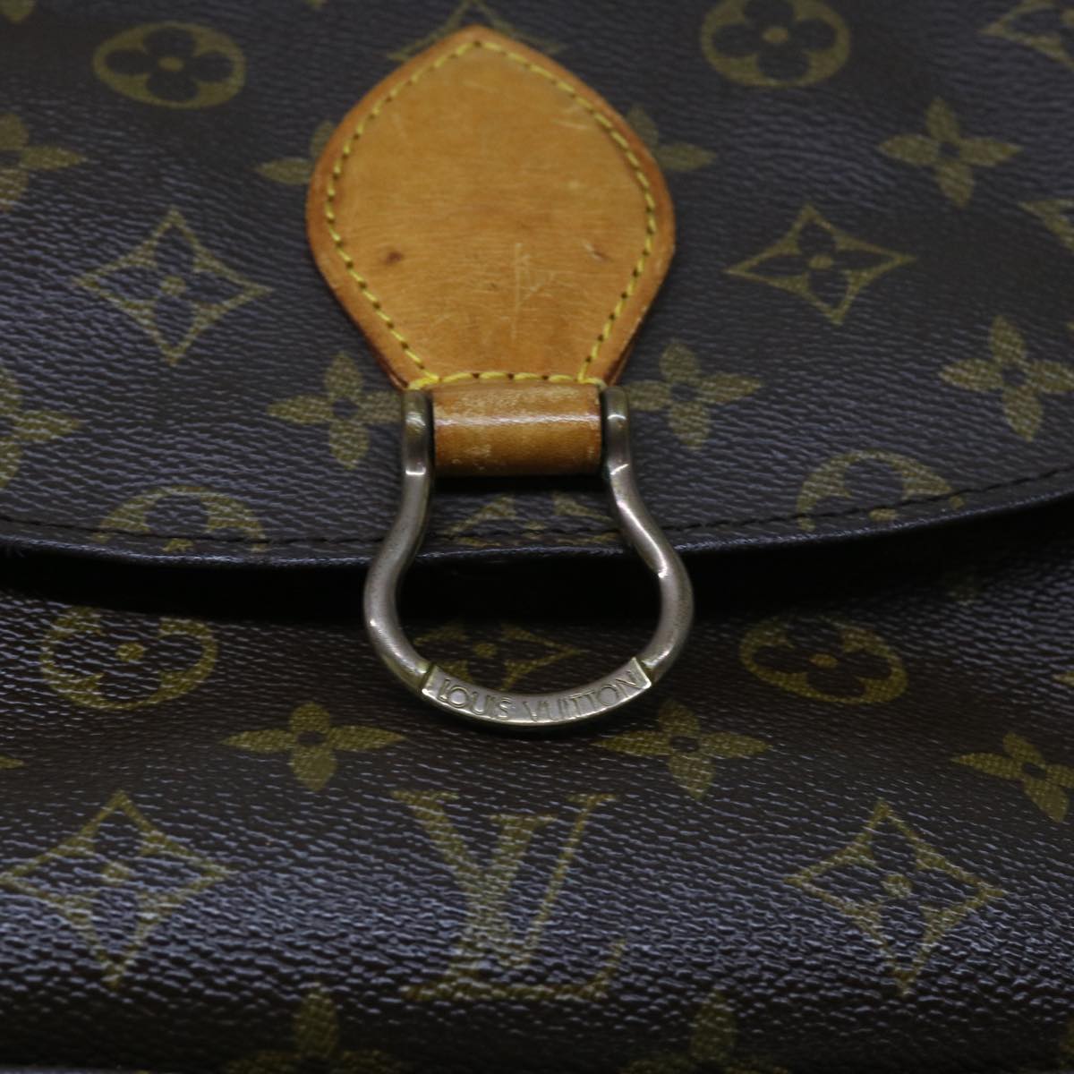 LOUIS VUITTON Monogram Saint Cloud GM Shoulder Bag M51242 LV Auth ar11161B