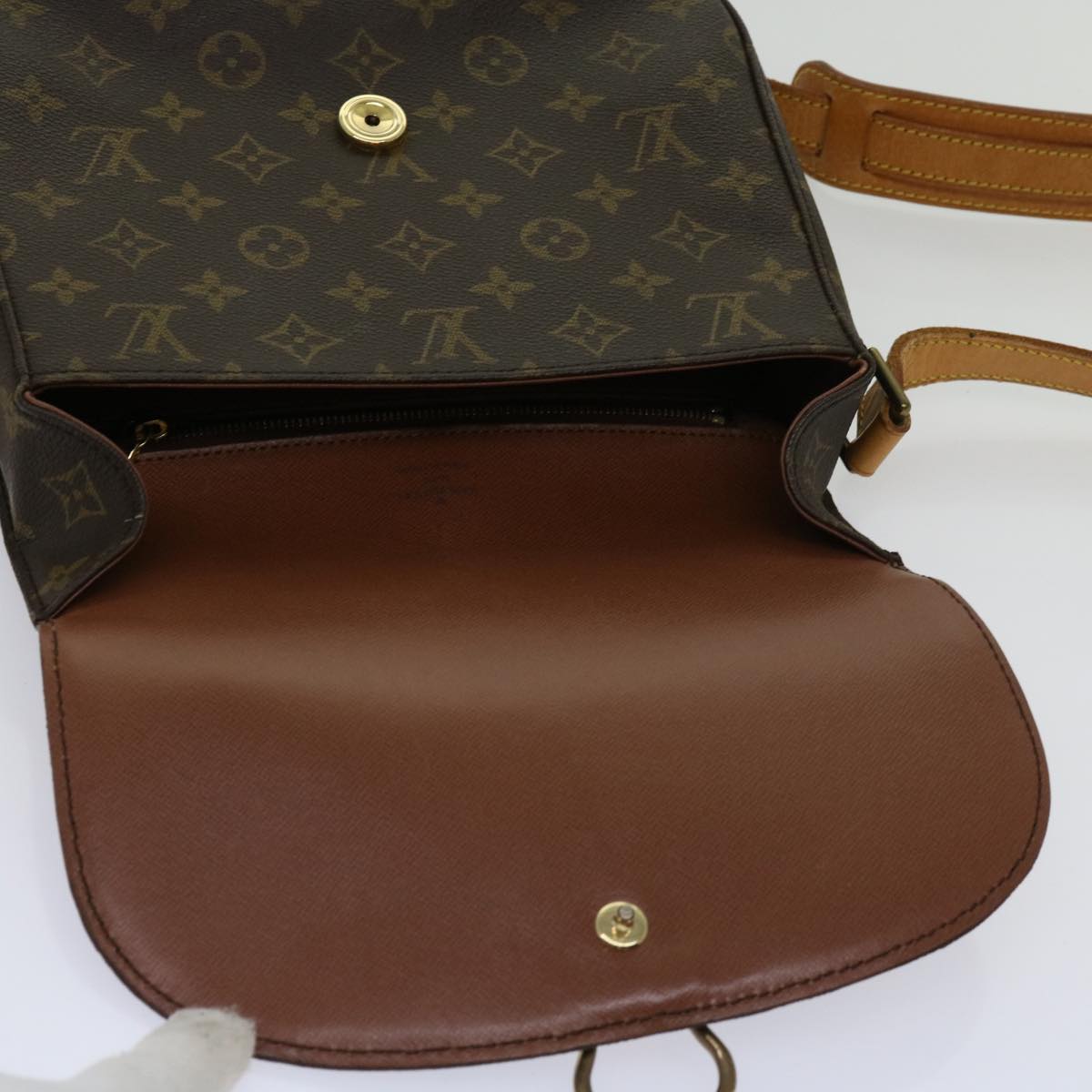 LOUIS VUITTON Monogram Saint Cloud GM Shoulder Bag M51242 LV Auth ar11161B