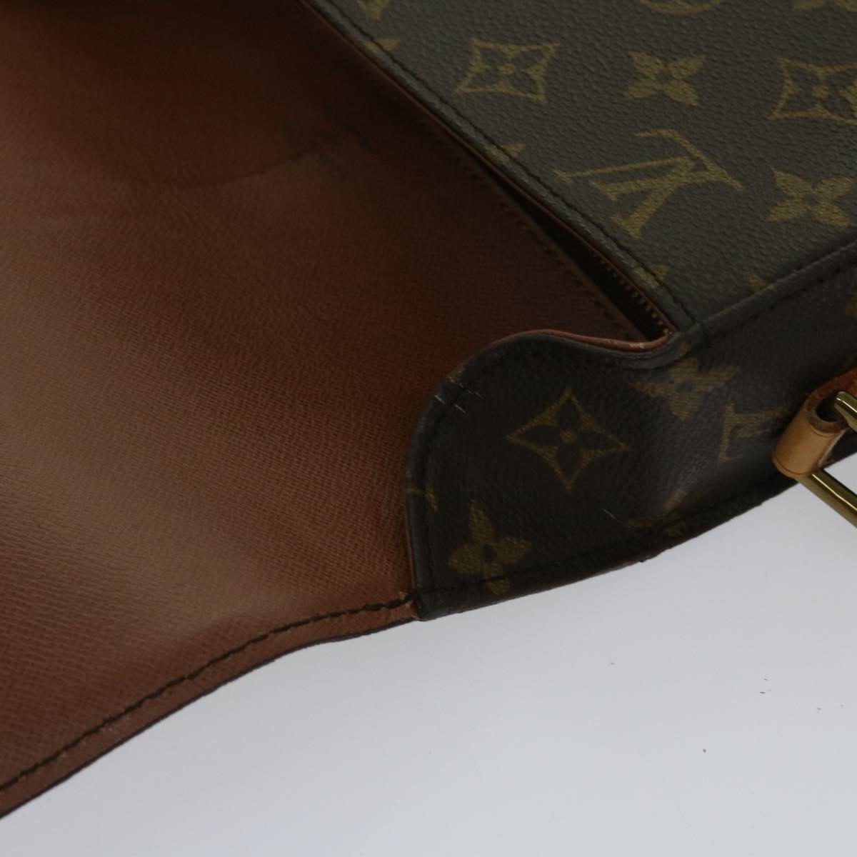 LOUIS VUITTON Monogram Saint Cloud GM Shoulder Bag M51242 LV Auth ar11161B