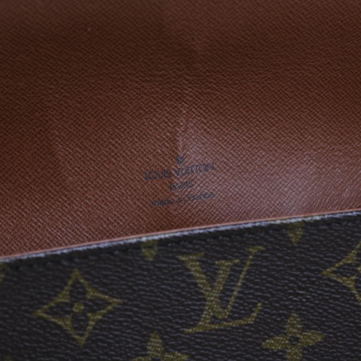 LOUIS VUITTON Monogram Saint Cloud GM Shoulder Bag M51242 LV Auth ar11161B