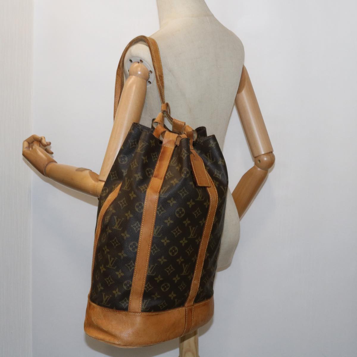 LOUIS VUITTON Monogram Randonnee GM Shoulder Bag M42244 LV Auth ar11166B