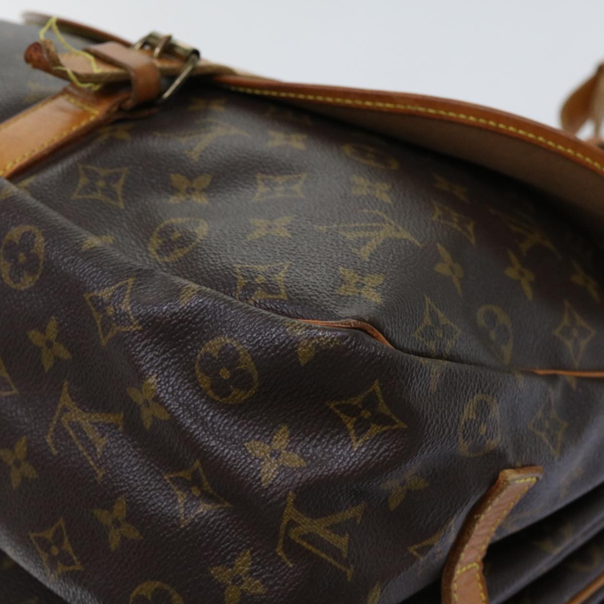 LOUIS VUITTON Monogram Saumur 35 Shoulder Bag M42254 LV Auth ar11178B