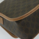 CELINE Macadam Canvas Shoulder Bag PVC Leather Brown Auth ar11188B-16