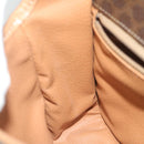 CELINE Macadam Canvas Shoulder Bag PVC Leather Brown Auth ar11188B-18