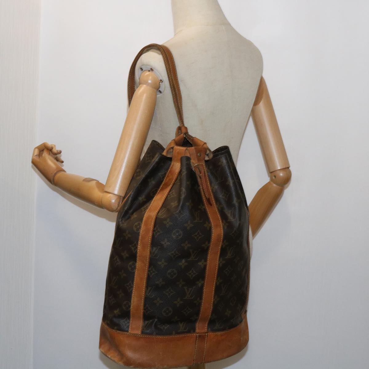 LOUIS VUITTON Monogram Randonnee GM Shoulder Bag M42244 LV Auth ar11200B