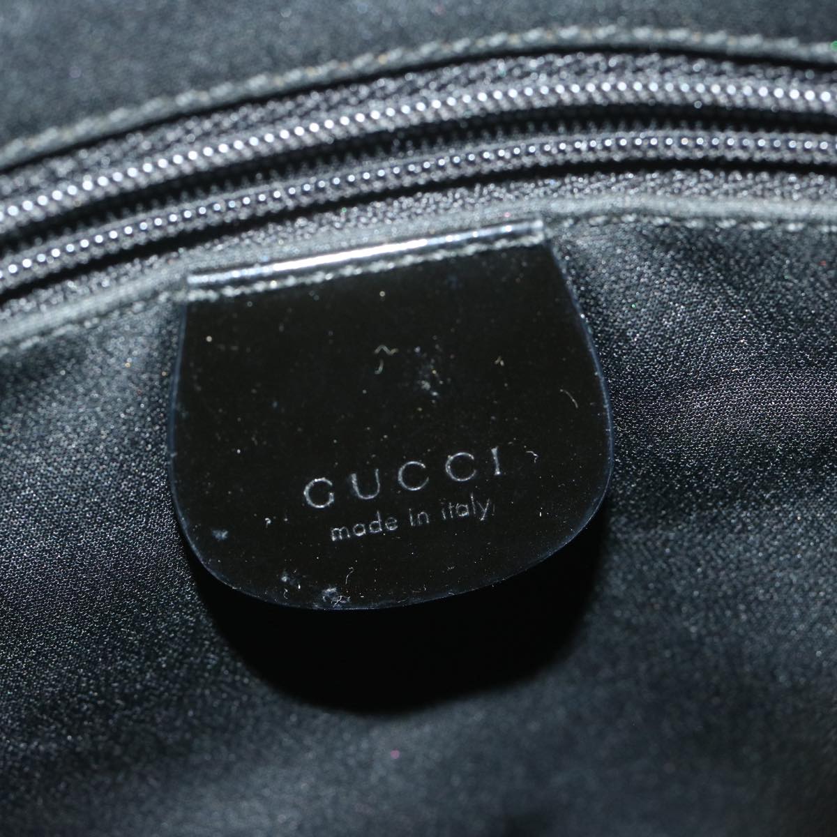 GUCCI GG Canvas Shoulder Bag Black Auth ar11220