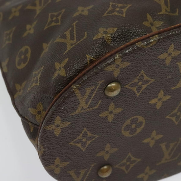 LOUIS VUITTON Monogram Bucket PM Shoulder Bag M42238 LV Auth ar11236