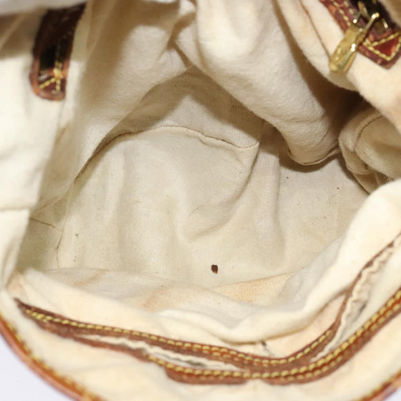 LOUIS VUITTON Monogram Bucket PM Shoulder Bag M42238 LV Auth ar11236