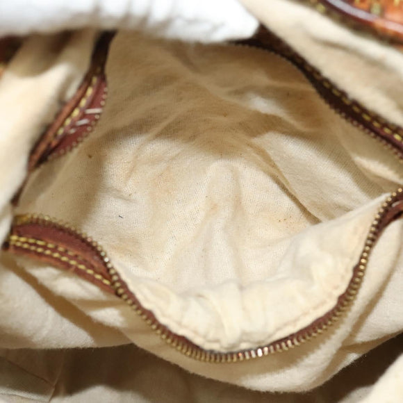 LOUIS VUITTON Monogram Bucket PM Shoulder Bag M42238 LV Auth ar11236