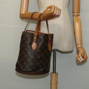 LOUIS VUITTON Monogram Bucket PM Shoulder Bag M42238 LV Auth ar11236-25
