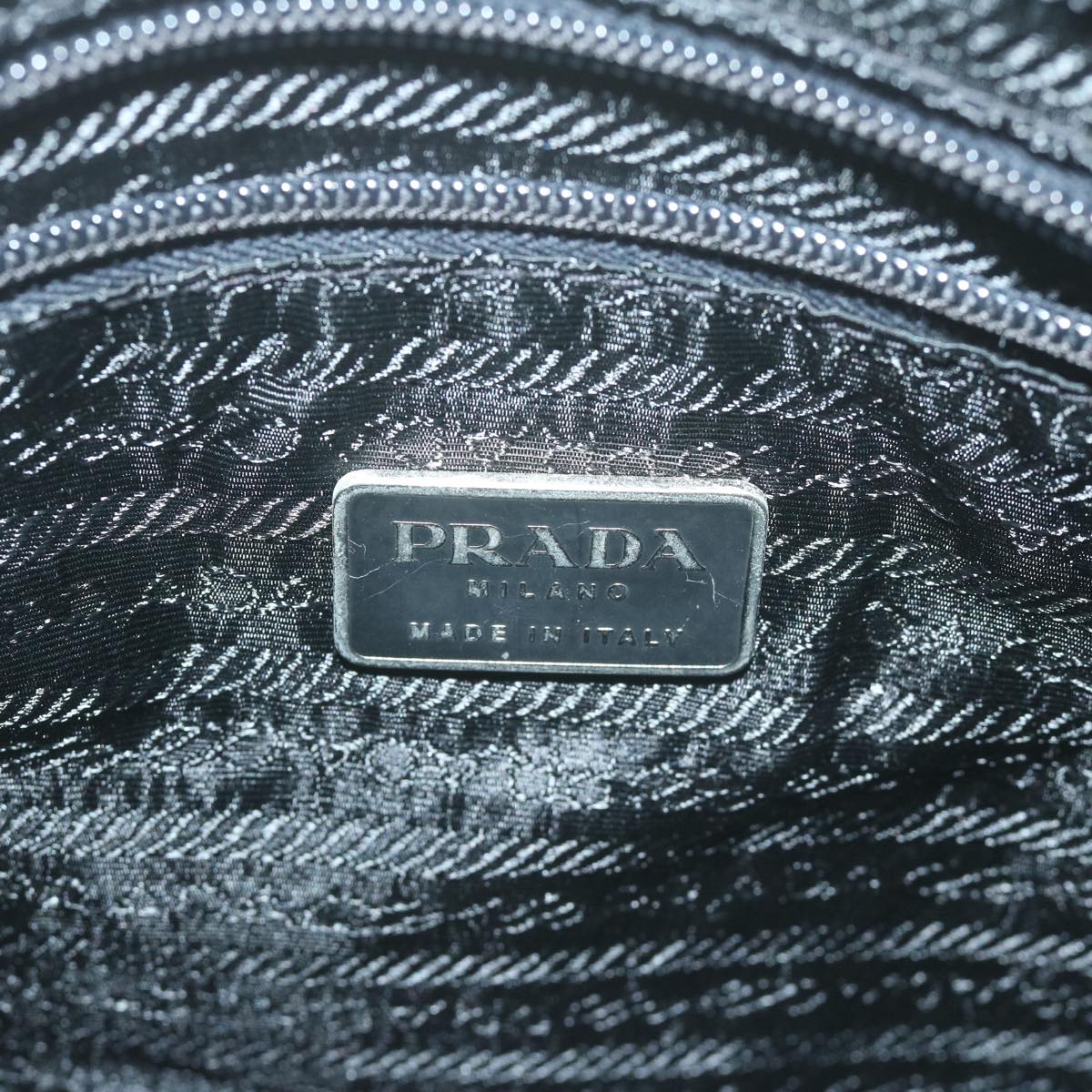 PRADA Shoulder Bag Nylon Black Auth ar11316