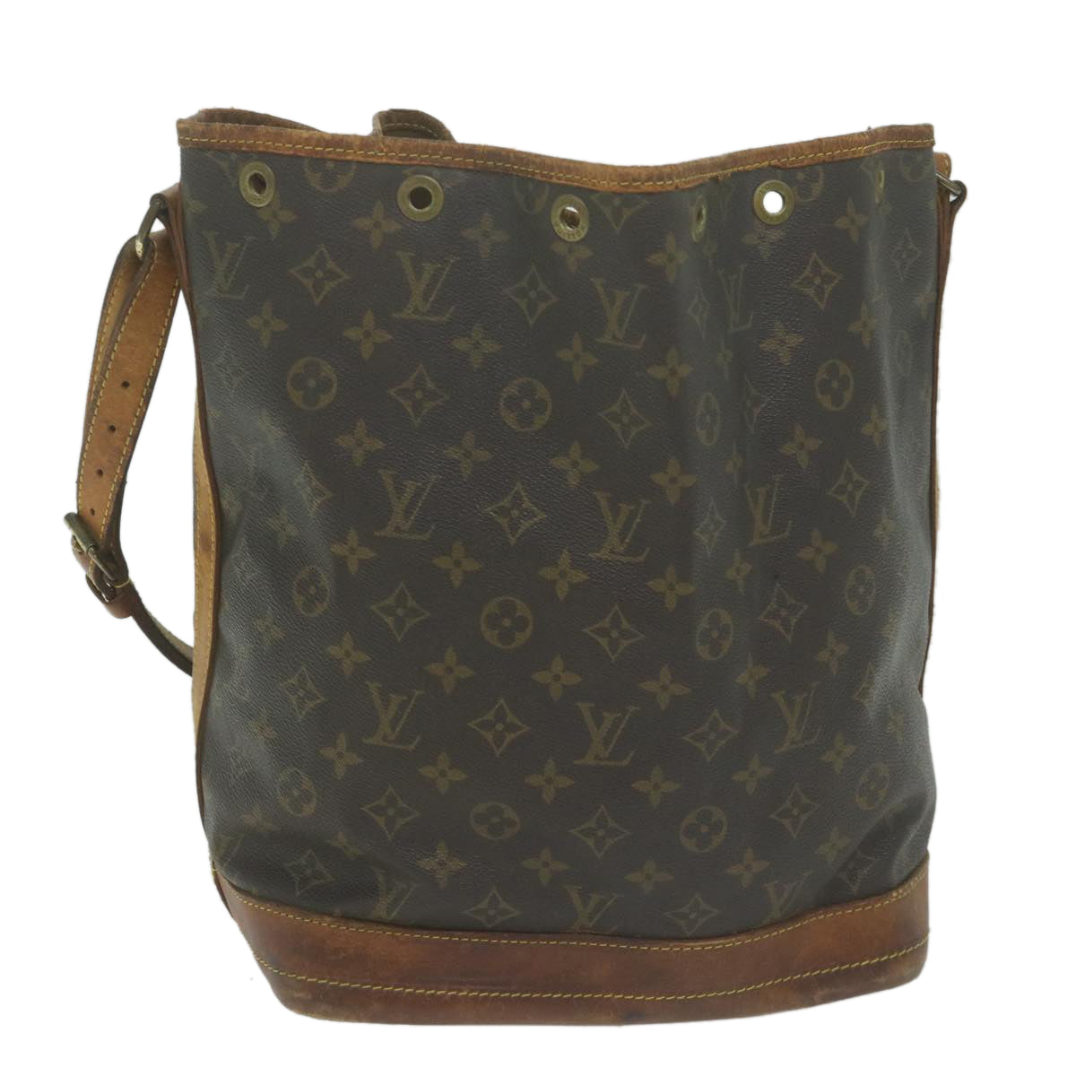 LOUIS VUITTON Monogram Noe Shoulder Bag M42224 LV Auth ar11338