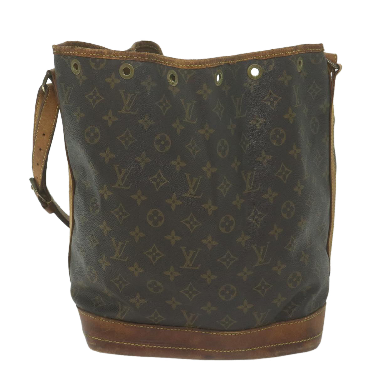 LOUIS VUITTON Monogram Noe Shoulder Bag M42224 LV Auth ar11338