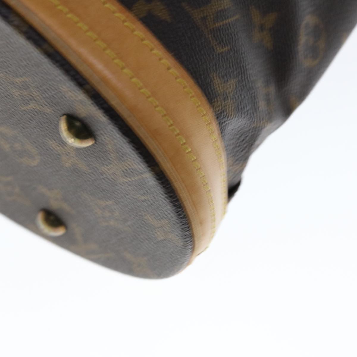 LOUIS VUITTON Monogram Bucket PM Shoulder Bag M42238 LV Auth ar11342