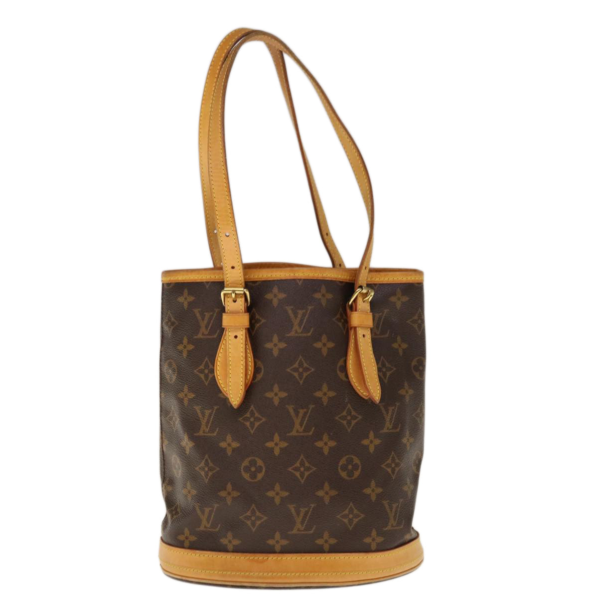 LOUIS VUITTON Monogram Bucket PM Shoulder Bag M42238 LV Auth ar11342 - 0