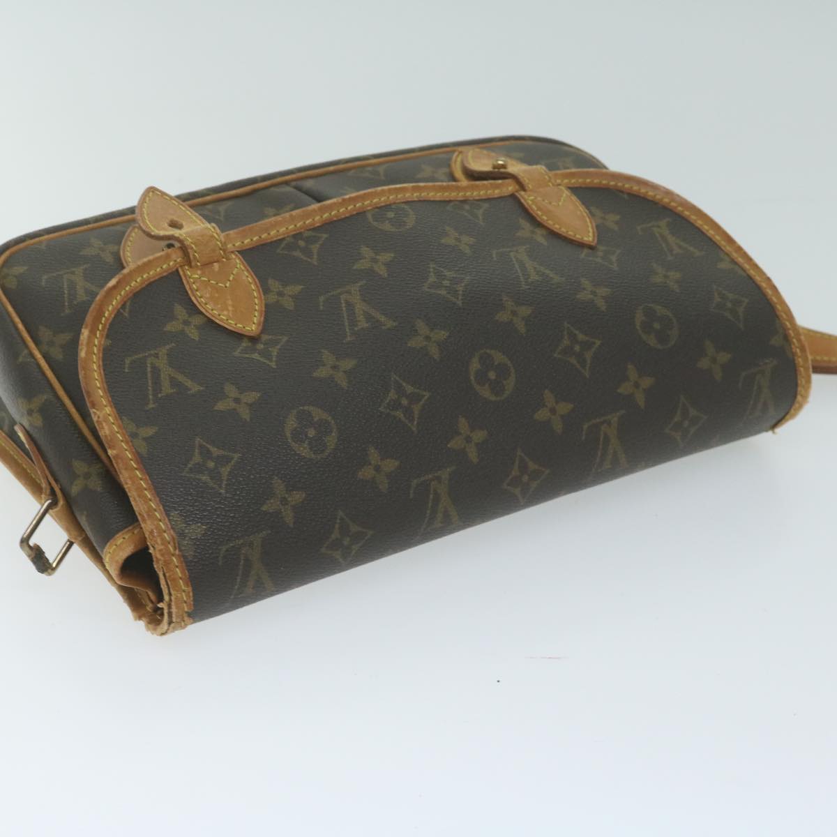 LOUIS VUITTON Monogram Gibeciere MM Shoulder Bag M42247 LV Auth ar11345