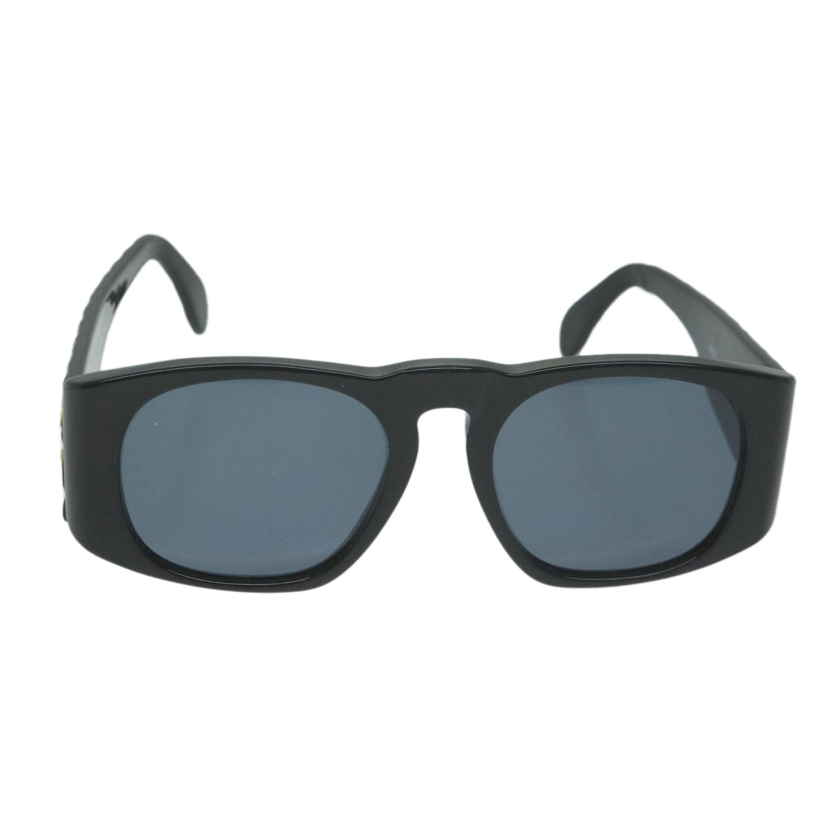 CHANEL Sunglasses plastic Black CC Auth ar11348 - 0
