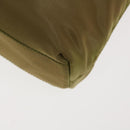 PRADA Shoulder Bag Nylon Khaki Auth ar11362B-14
