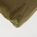PRADA Shoulder Bag Nylon Khaki Auth ar11362B-15