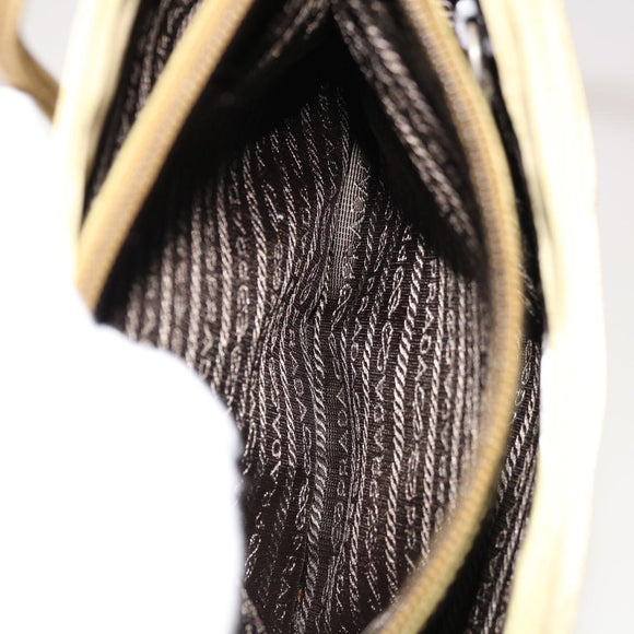 PRADA Shoulder Bag Nylon Khaki Auth ar11362B