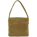 PRADA Shoulder Bag Nylon Khaki Auth ar11362B-13