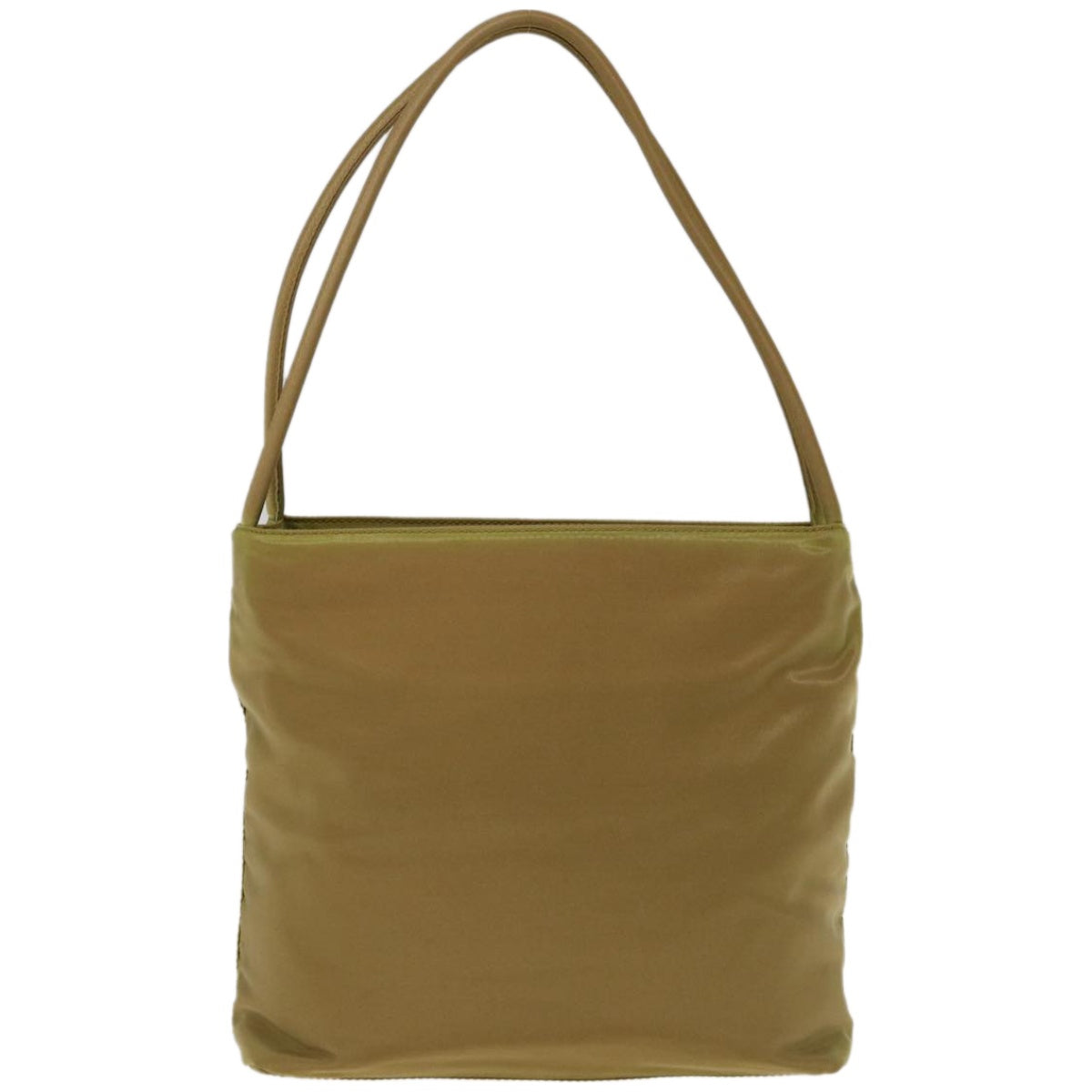 PRADA Shoulder Bag Nylon Khaki Auth ar11362B - 0