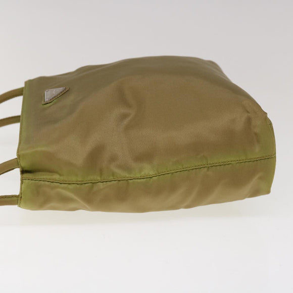 PRADA Shoulder Bag Nylon Khaki Auth ar11362B