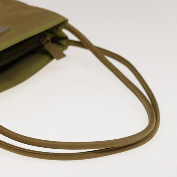 PRADA Shoulder Bag Nylon Khaki Auth ar11362B