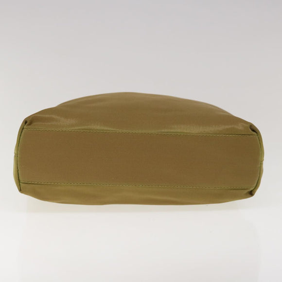 PRADA Shoulder Bag Nylon Khaki Auth ar11362B