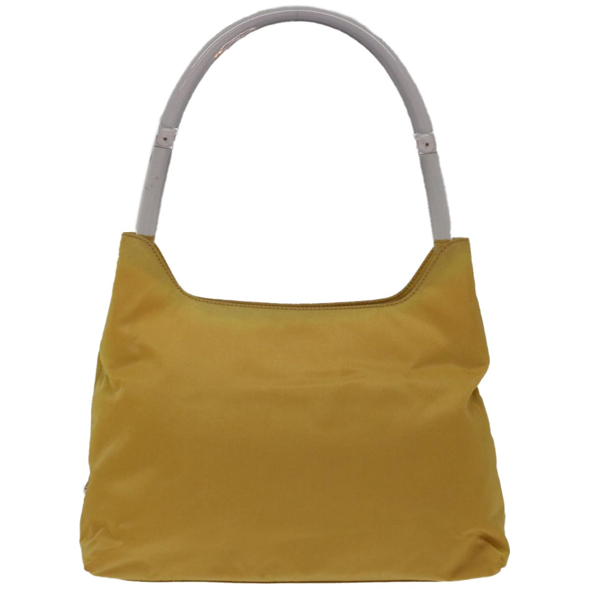 PRADA Shoulder Bag Nylon Yellow Auth ar11363B - 0