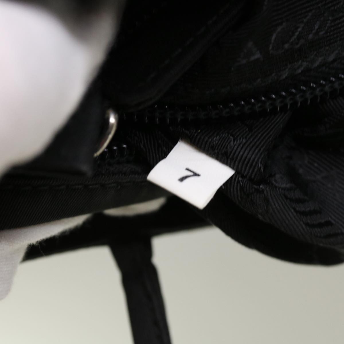 PRADA Shoulder Bag Nylon Black Auth ar11367B