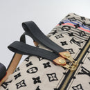 LOUIS VUITTON Monogram Scrunchie Touareg Boston Bag Beige M40360 Auth ar11371SM-16