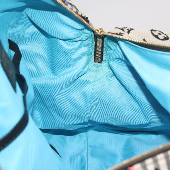 LOUIS VUITTON Monogram Scrunchie Touareg Boston Bag Beige M40360 Auth ar11371A