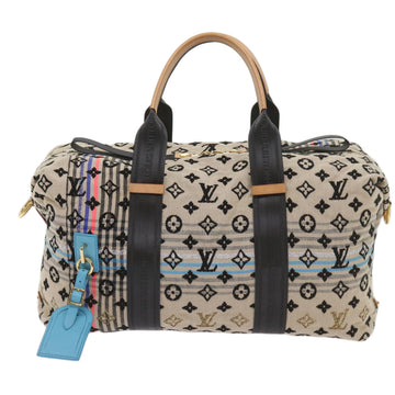 LOUIS VUITTON Monogram Scrunchie Touareg Boston Bag Beige M40360 Auth ar11371A - 0