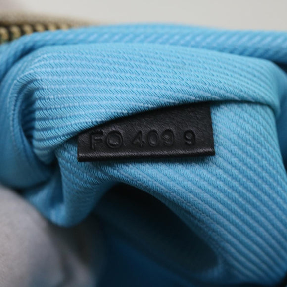 LOUIS VUITTON Monogram Scrunchie Touareg Boston Bag Beige M40360 Auth ar11371A