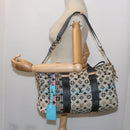 LOUIS VUITTON Monogram Scrunchie Touareg Boston Bag Beige M40360 Auth ar11371A-27