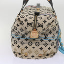 LOUIS VUITTON Monogram Scrunchie Touareg Boston Bag Beige M40360 Auth ar11371SM-6