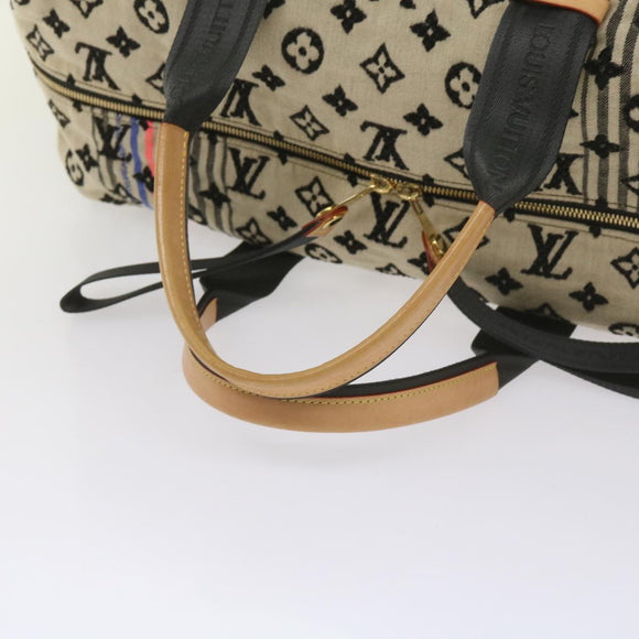LOUIS VUITTON Monogram Scrunchie Touareg Boston Bag Beige M40360 Auth ar11371SM