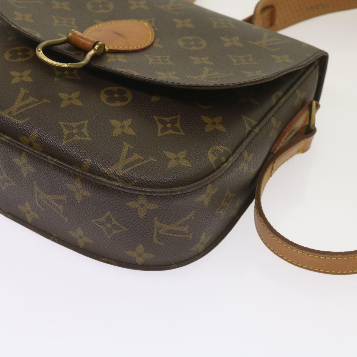 LOUIS VUITTON Monogram Saint Cloud GM Shoulder Bag M51242 LV Auth ar11376B