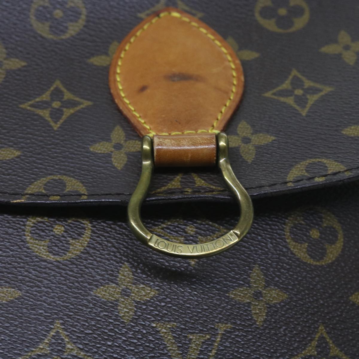 LOUIS VUITTON Monogram Saint Cloud GM Shoulder Bag M51242 LV Auth ar11376B