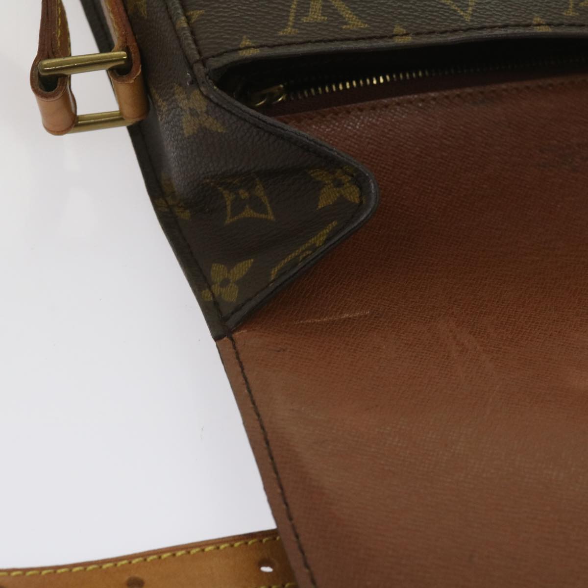 LOUIS VUITTON Monogram Saint Cloud GM Shoulder Bag M51242 LV Auth ar11376B