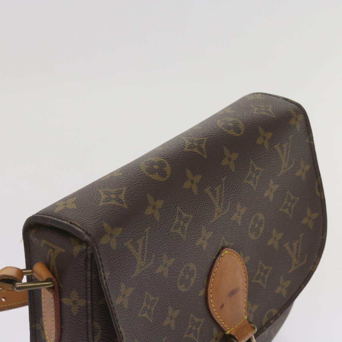 LOUIS VUITTON Monogram Saint Cloud GM Shoulder Bag M51242 LV Auth ar11376B