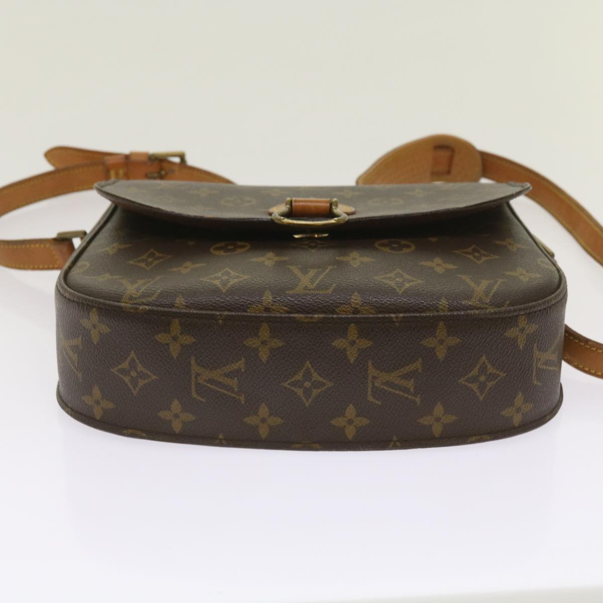 LOUIS VUITTON Monogram Saint Cloud GM Shoulder Bag M51242 LV Auth ar11376B