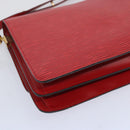 LOUIS VUITTON Epi Free Run Shoulder Bag Red M52407 LV Auth ar11382B-16