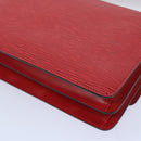 LOUIS VUITTON Epi Free Run Shoulder Bag Red M52407 LV Auth ar11382B-17