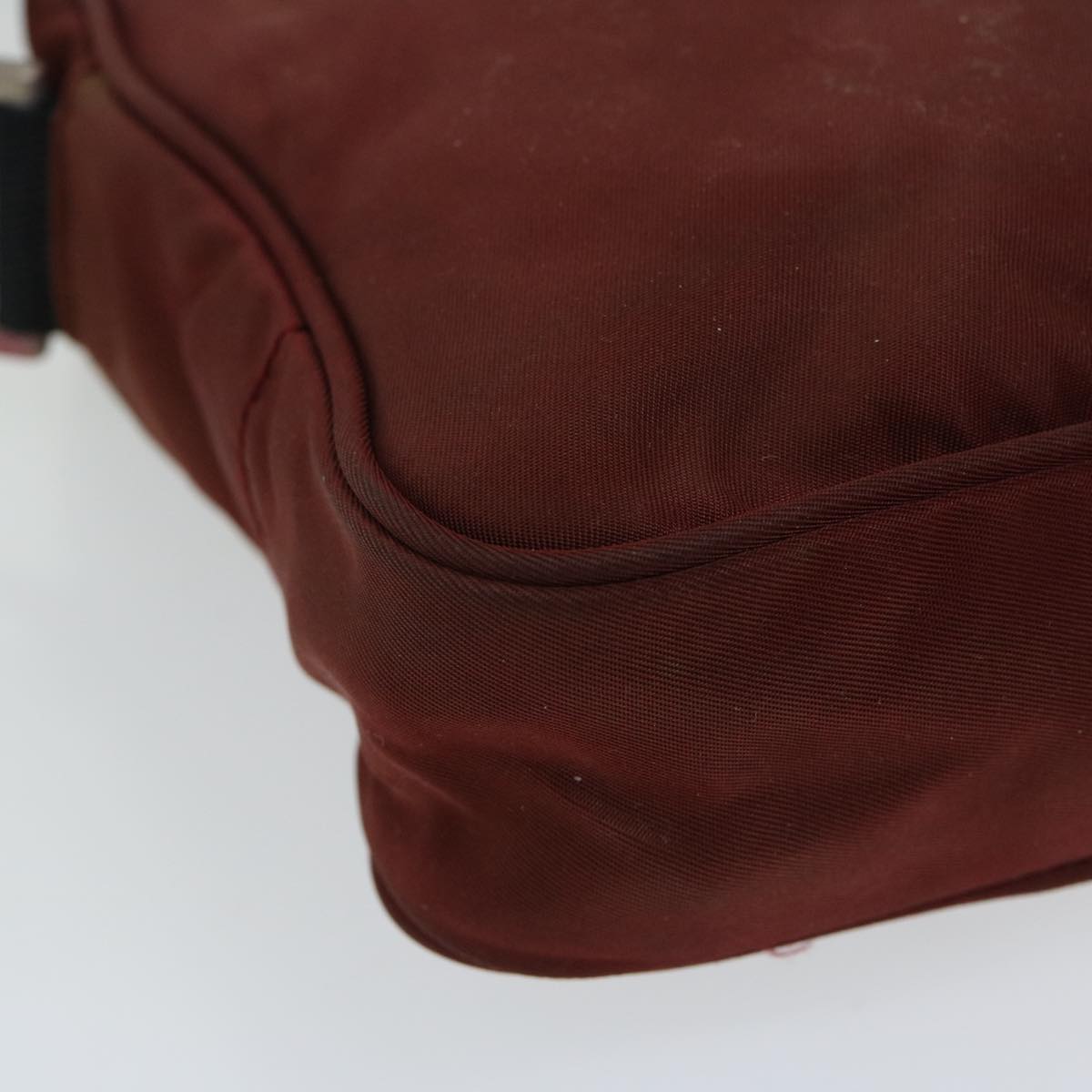 PRADA Sports Shoulder Bag Nylon Red Auth ar11386B