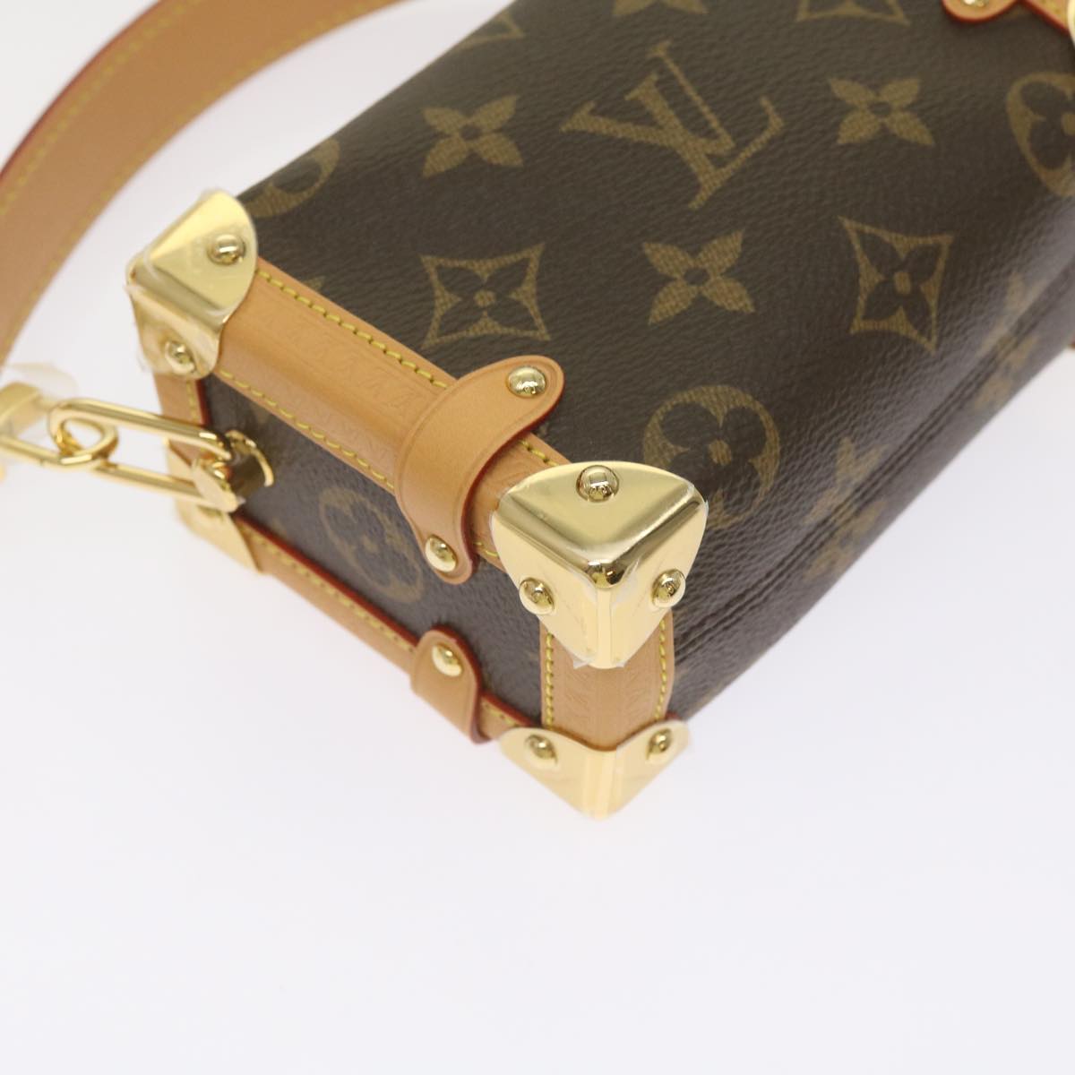 LOUIS VUITTON Monogram Pico Side Trunk Hand Bag M83018 LV Auth ar11397S